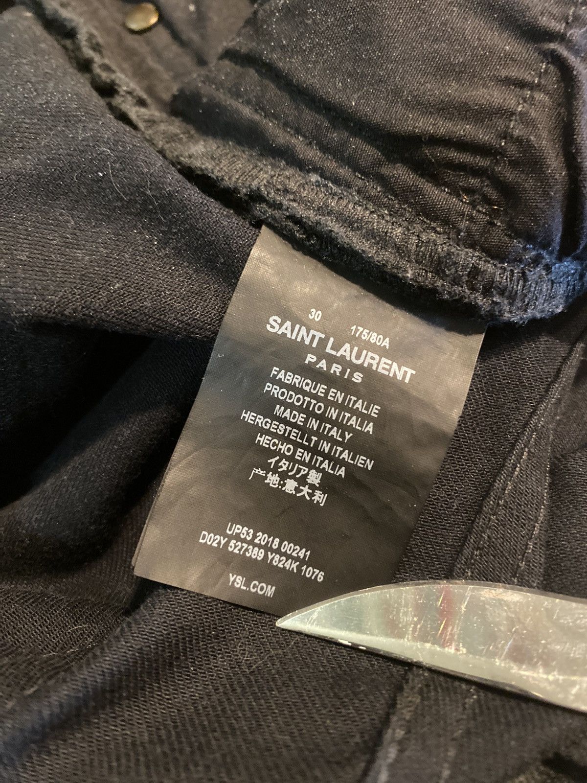 Saint Laurent Paris Saint Laurent Paris D02 Waxed Denim 2014 Size US 30 / EU 46 - 6 Thumbnail