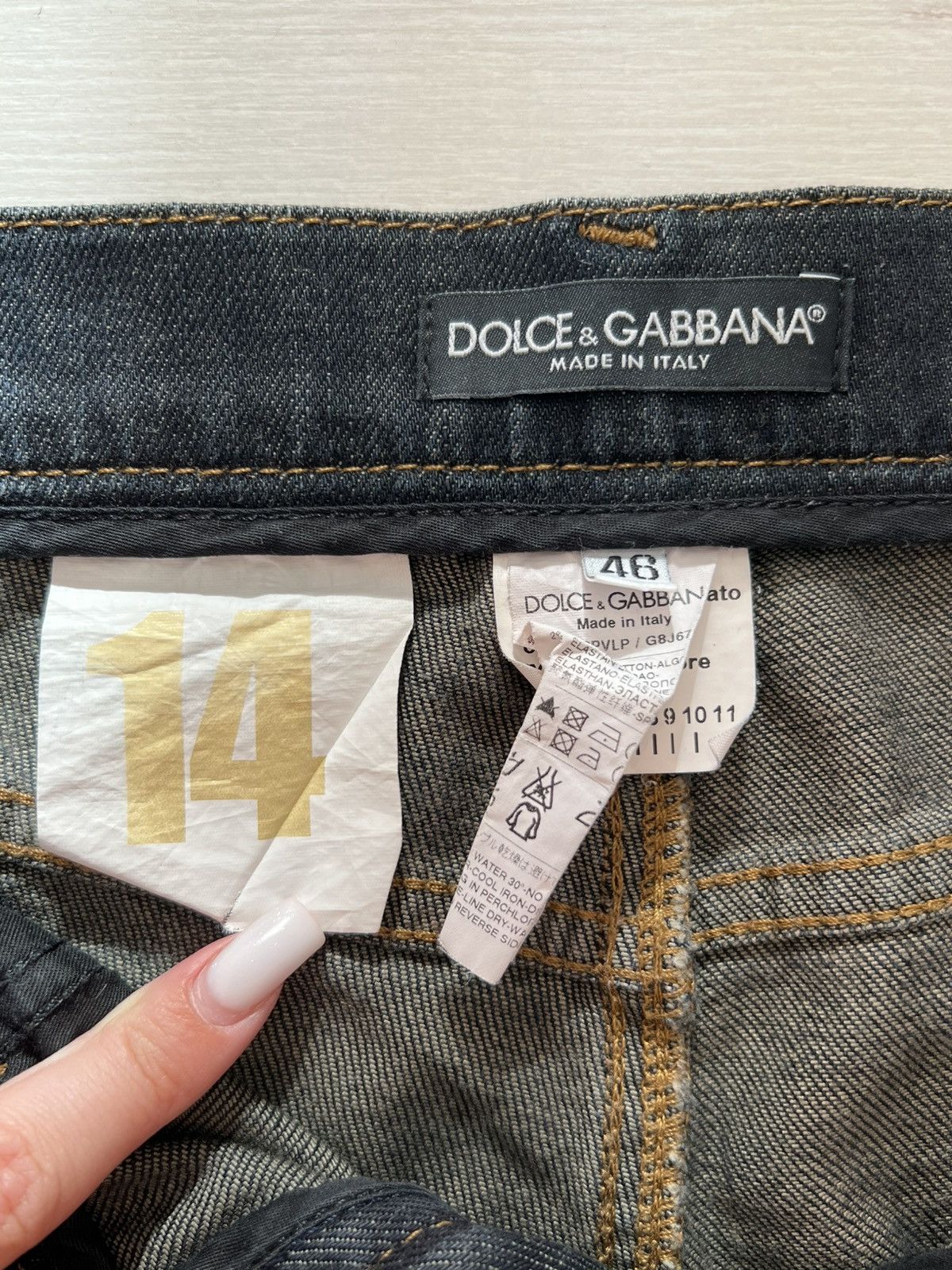 Dolce & Gabbana Vintage Dolce & Gabbana Jeans – Italian Size 46 (W30) Size US 30 / EU 46 - 6 Thumbnail