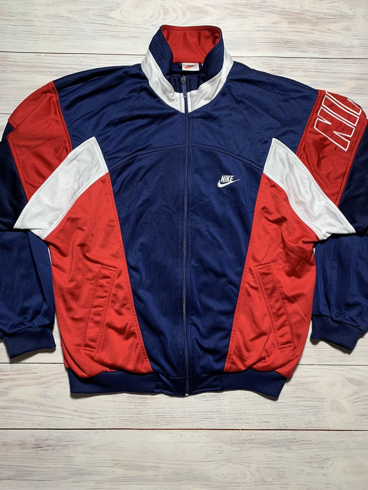 Nike × Vintage Nike vintage zip casual 90’s style Size US M / EU 48-50 / 2 - 1 Thumbnail