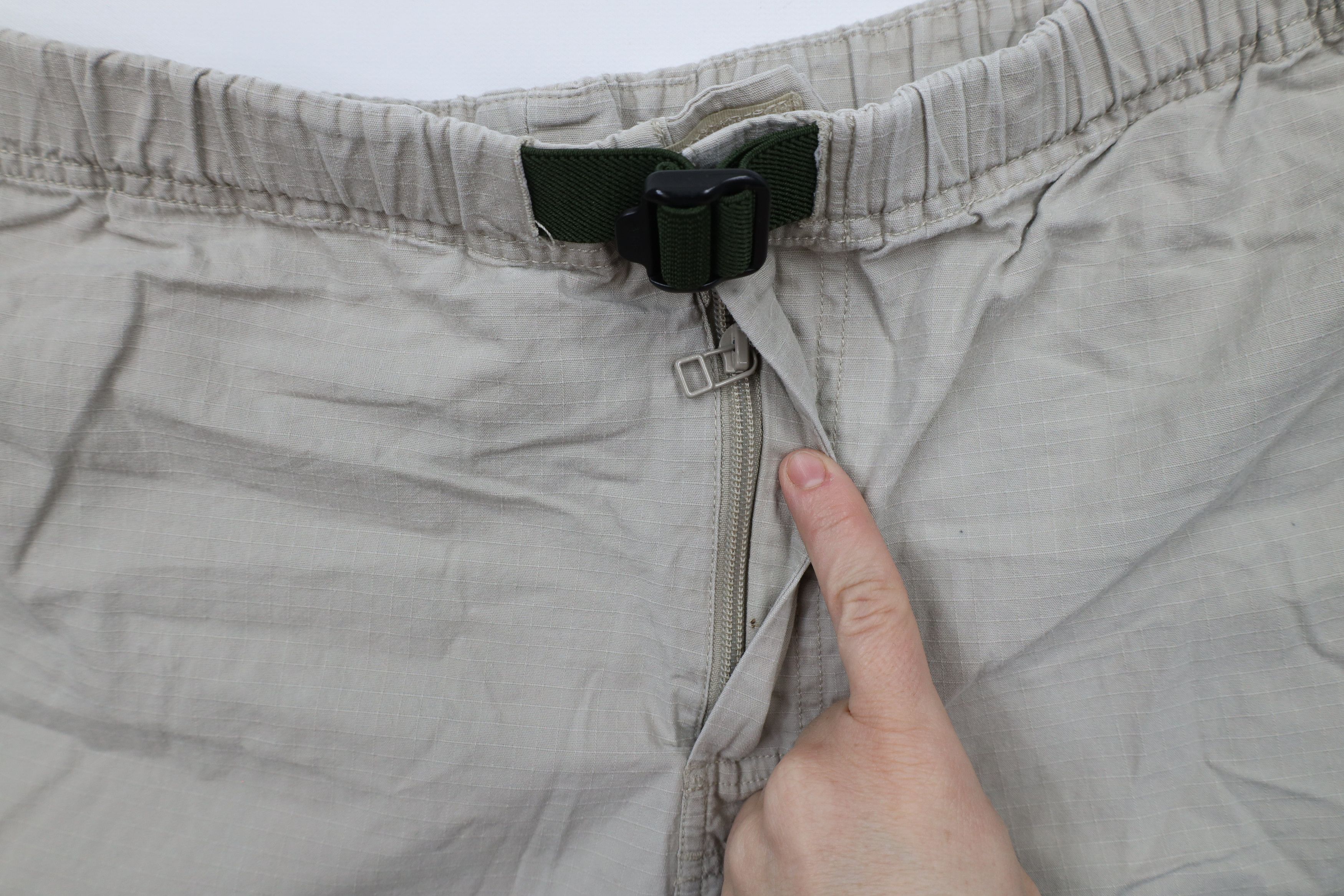 Gap × Vintage Vintage Y2K 2001 Gap Belted Ripstop Cotton Above Knee Shorts Size US 34 / EU 50 - 5 Thumbnail