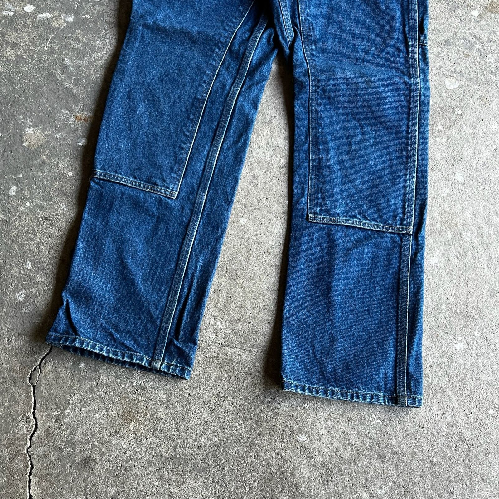 Carhartt × Vintage Carhartt denim blue jean double knee work carpenter pants Size US 27 - 3 Thumbnail