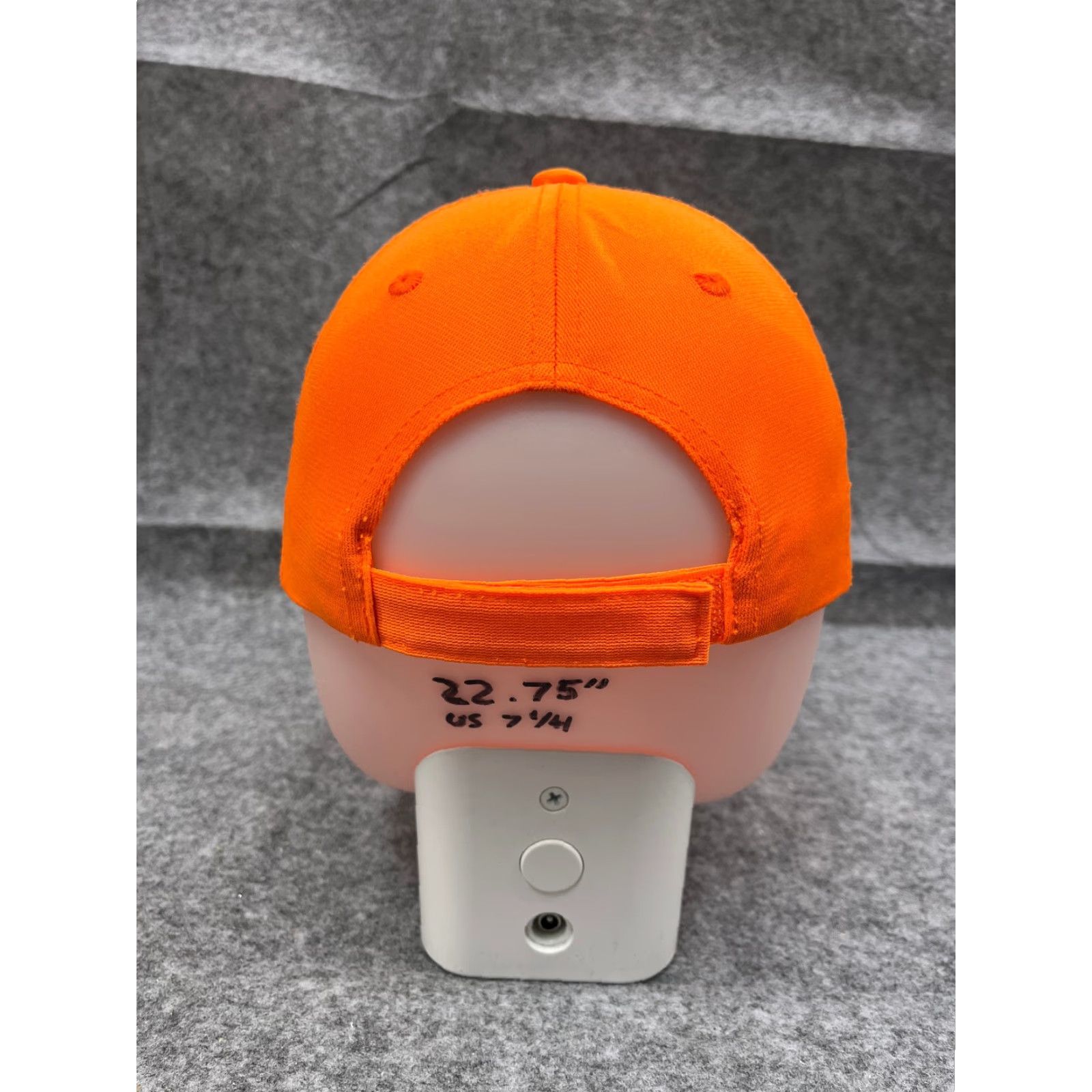 Vintage Big X Hat Adult One Size Orange High Visibility Patriot Disposal Strap Back Size ONE SIZE - 6 Thumbnail