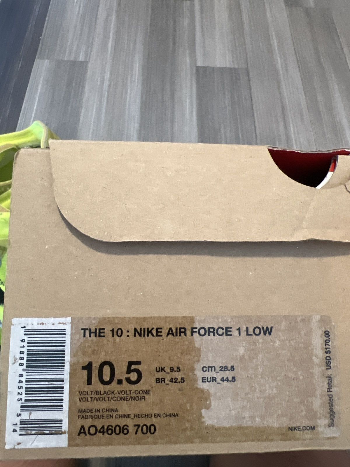 Nike × Off-White Nike x Off-White Air Force 1 Low Volt Size US 10.5 / EU 43-44 - 4 Thumbnail