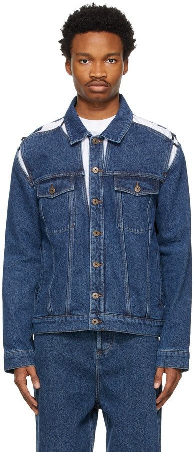 Y/Project SS2022 Peep Show Denim Jacket Size US XS / EU 42 / 0 - 3 Thumbnail