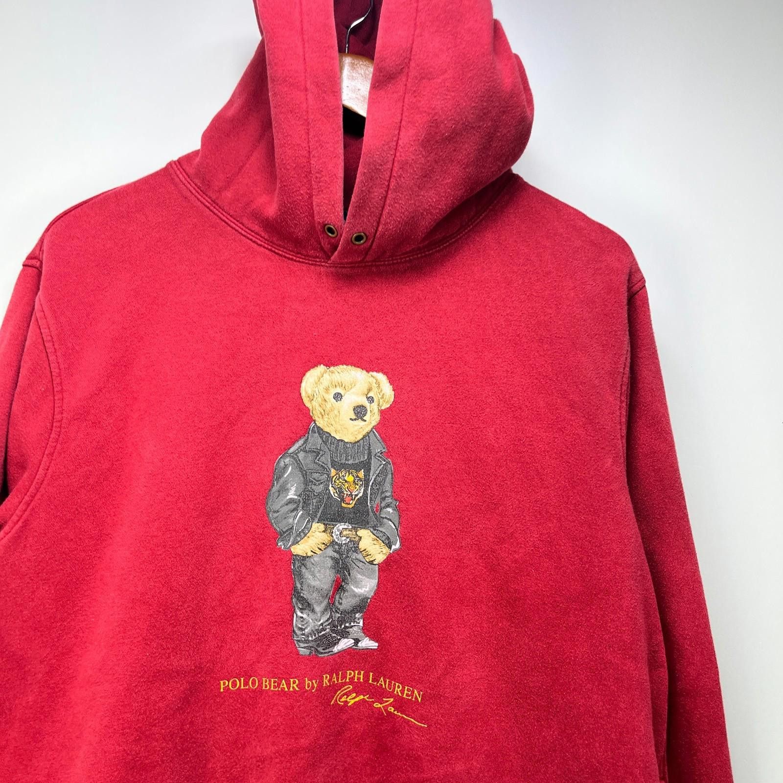Polo Ralph Lauren Vintage Polo Bear by Ralph Lauren Hoodie Large Lunar Tiger Size US 34 / EU 50 - 2 Thumbnail