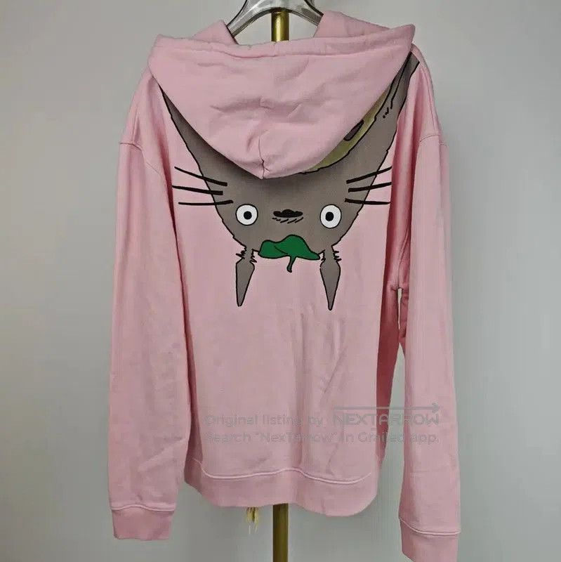 Loewe Loewe Pink Cotton Women's Hoodie . Size L / US 10 / IT 46 - 7 Thumbnail