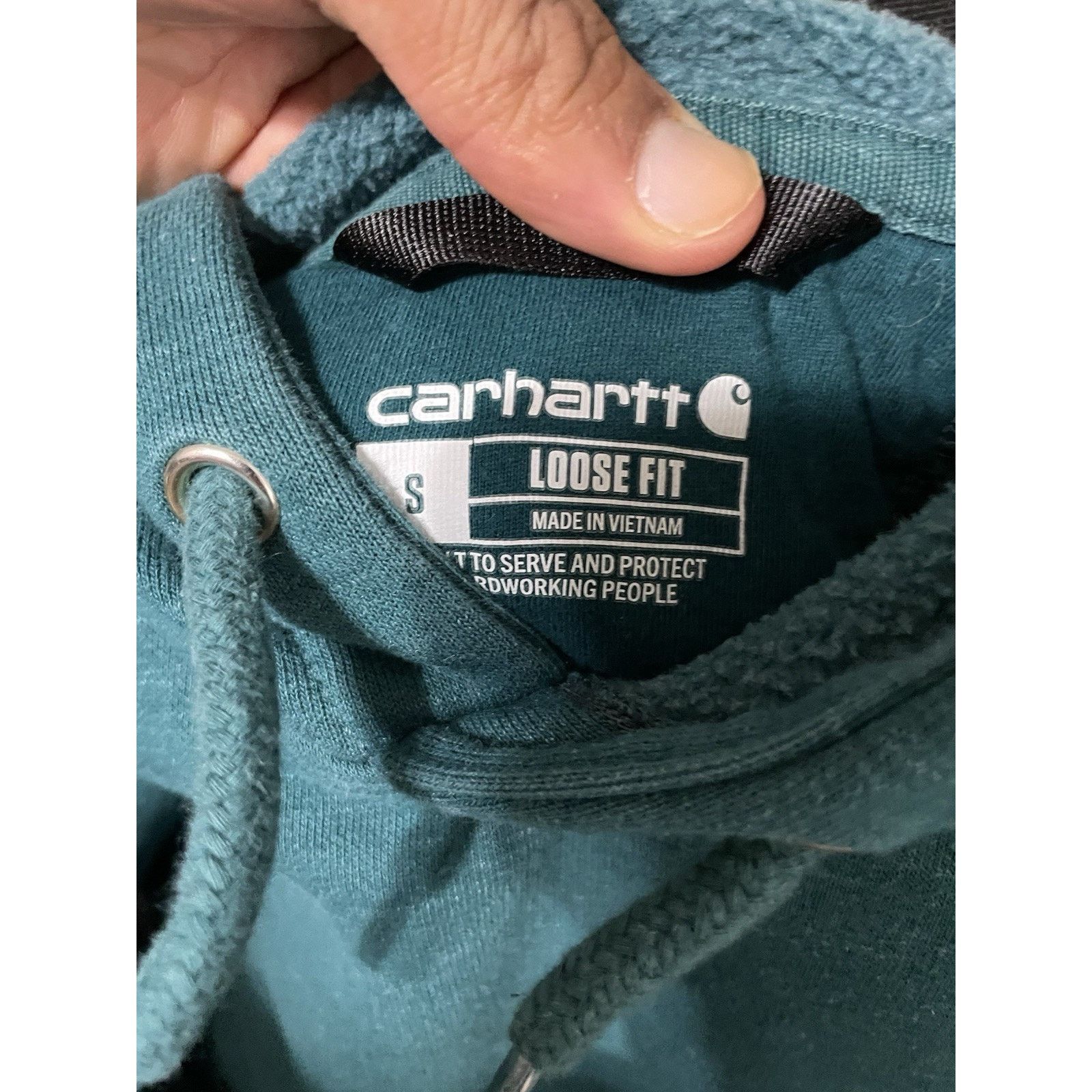 Carhartt Size S-Carhartt Loose Fit Midweight Logo Sleeve Hoodie Green Size US M / EU 48-50 / 2 - 3 Thumbnail