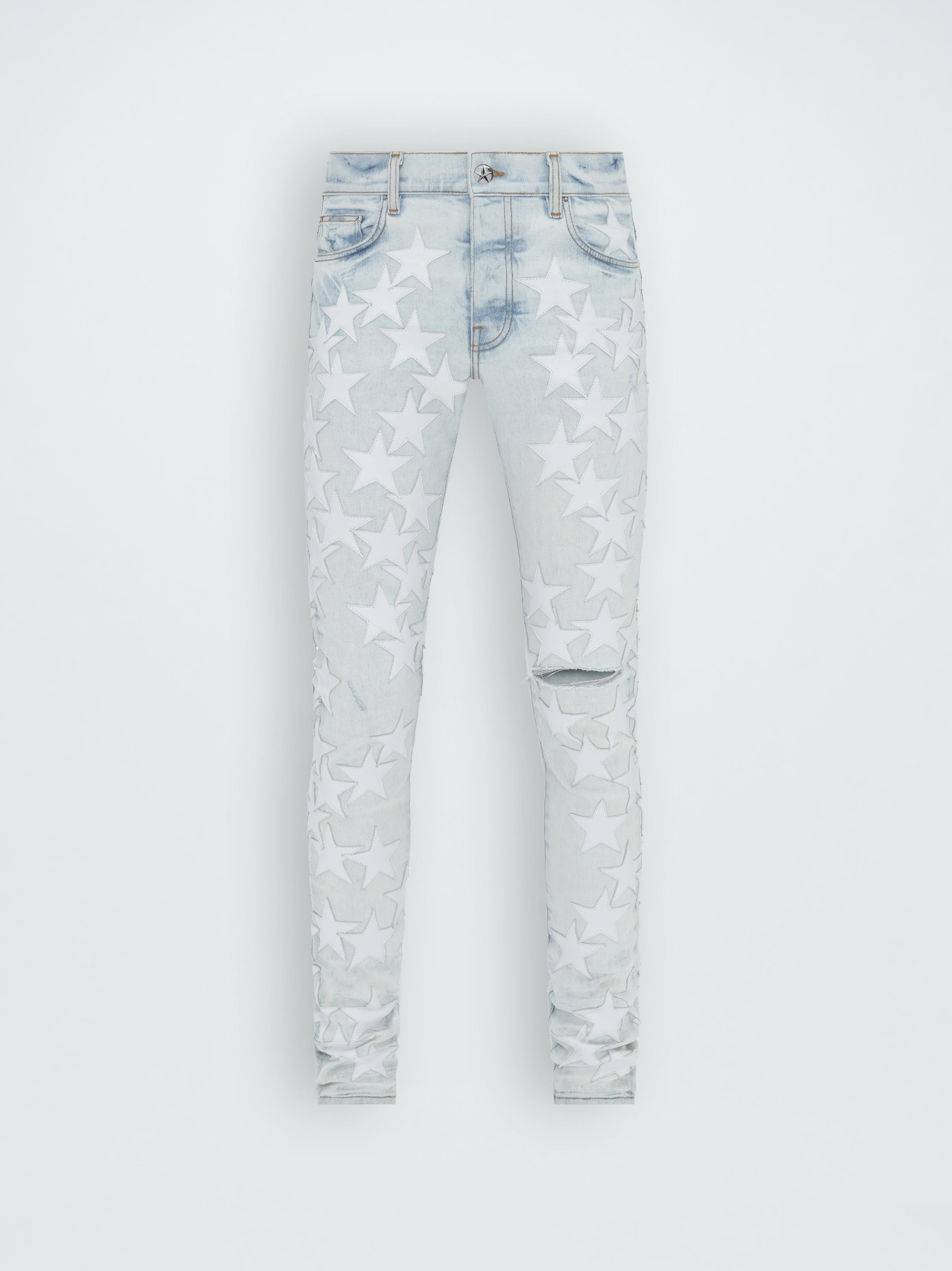Amiri o1w1db11224 Chemist Jean in Light Blue Size US 32 / EU 48 - 1 Thumbnail