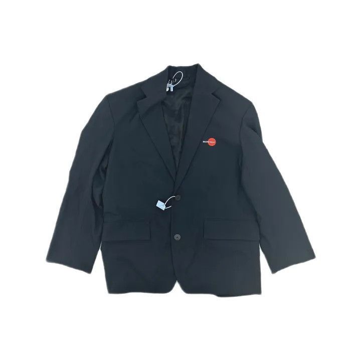 Balenciaga Balenciaga Black Logo Long Sleeve Blazer 0079-2507 Size XS / US 0-2 / IT 36-38 - 2 Thumbnail