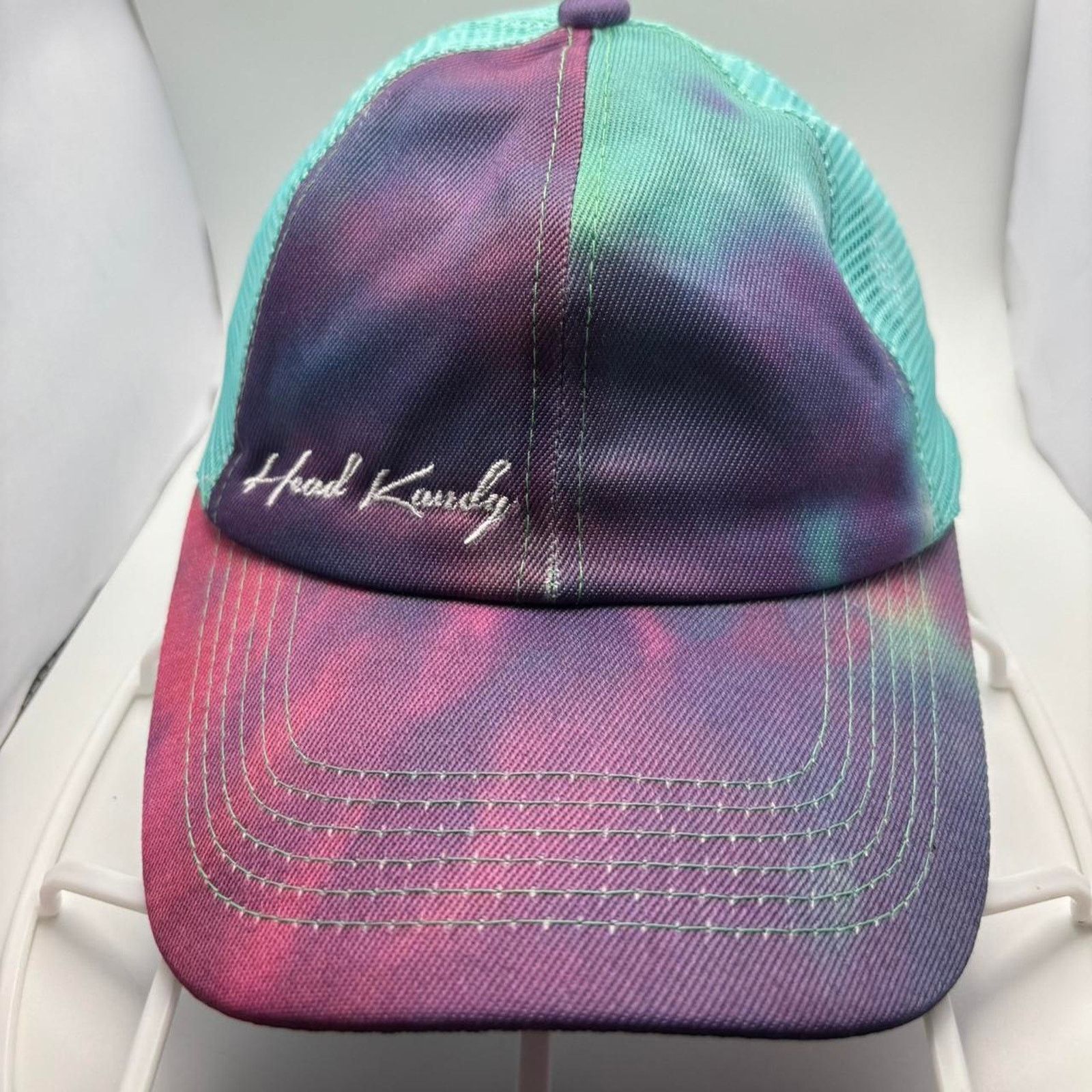 Other Blue & Purple Tie Dye Hat Size ONE SIZE - 1 Thumbnail