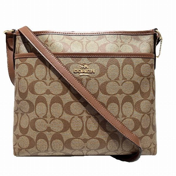 Coach Coach Coach Signature Coated Canvas Shoulder Bag Plastic / Synthetic Shoulder Bag F29210 DUTY FREE for USA Size ONE SIZE - 1 Thumbnail
