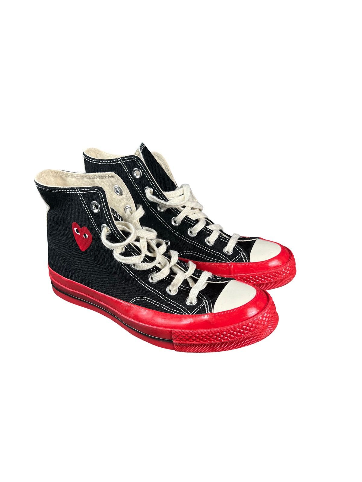 Comme des Garcons Comme des Garçons PLAY x Converse – Black/Red Sole Size US 5 Size US 5 / EU 37 - 2 Thumbnail