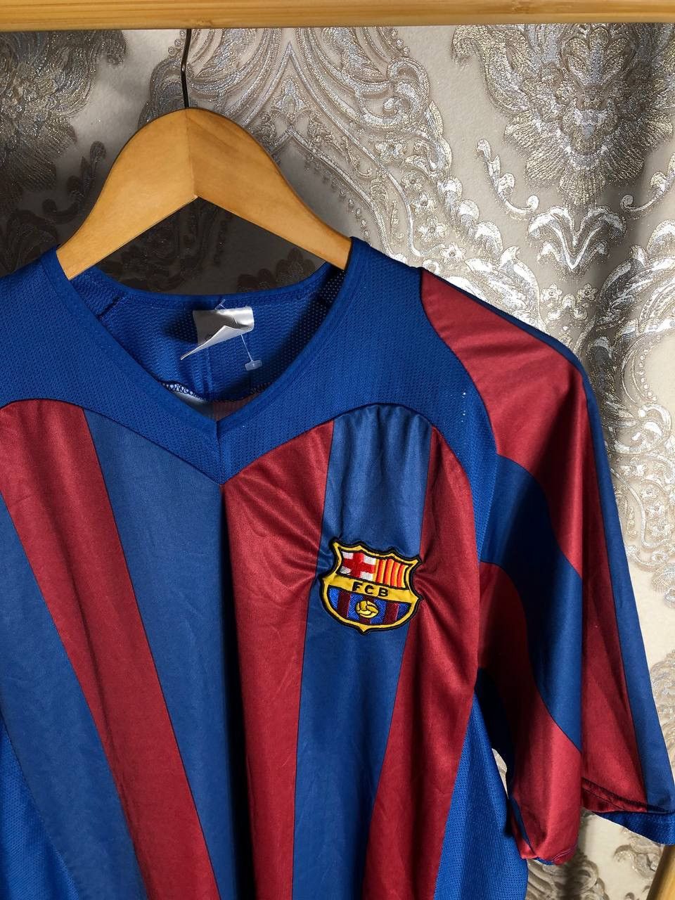 Vintage VERY RARE FC BARCELONA SPAIN RETRO SOCCER JERSEY BLOKE 90s Size US XL / EU 56 / 4 - 3 Thumbnail