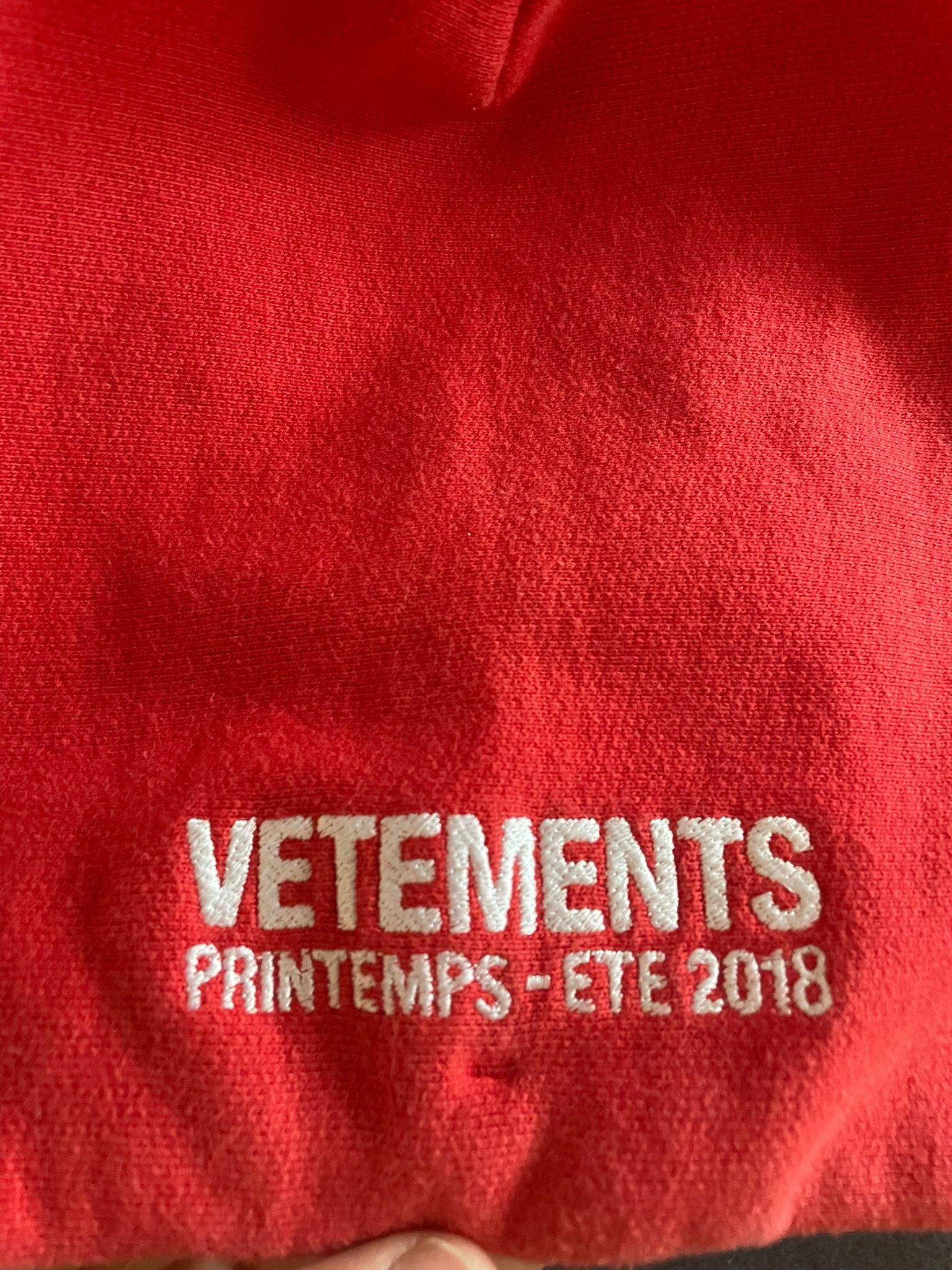 Tommy Hilfiger × Vetements Vetements x Tommy Hilfiger Big Flag Logo Hoodie Size US S / EU 44-46 / 1 - 4 Thumbnail
