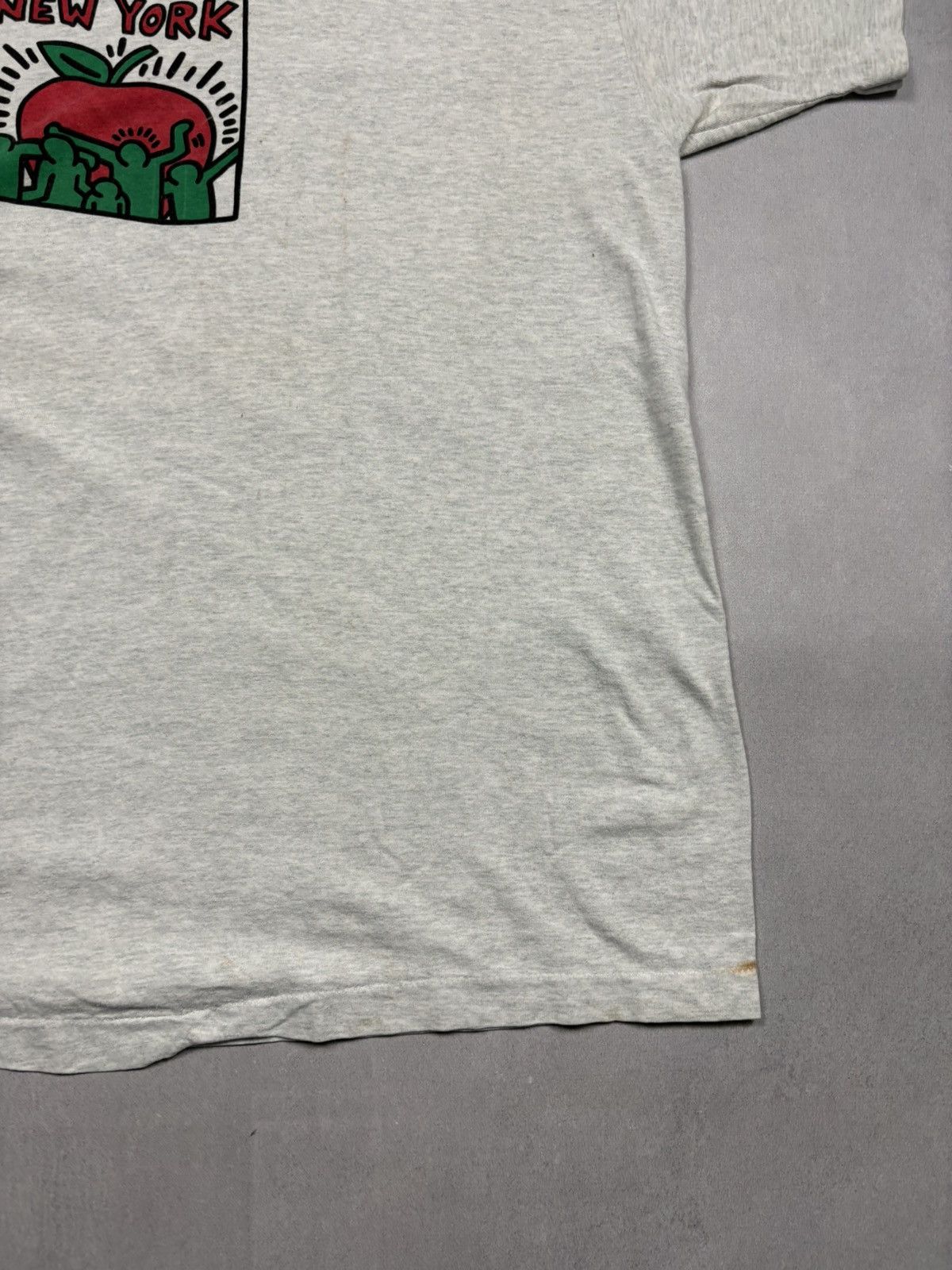 Keith Haring Vintage 80s Keith Haring New York Apple Pop Shop Art Tee XL Size US XL / EU 56 / 4 - 4 Thumbnail