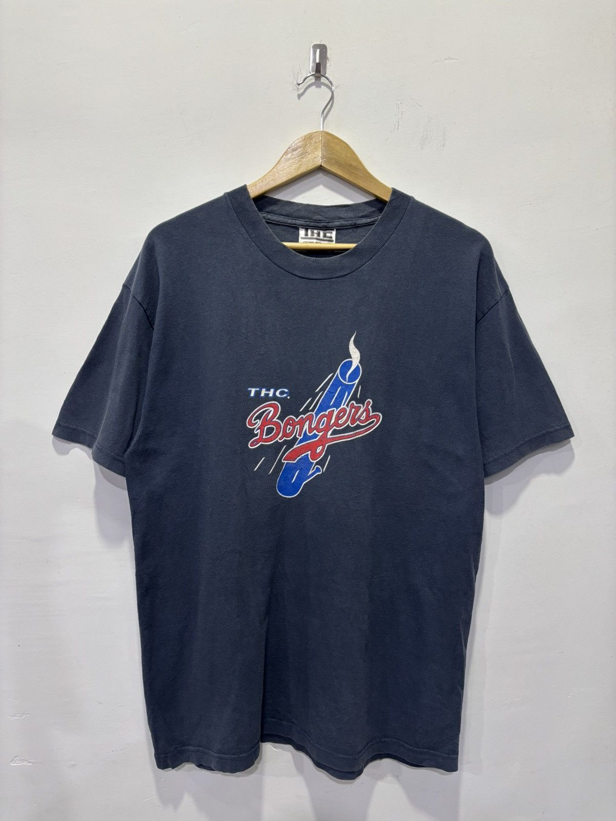 Vintage Vintage Thc Bongers Tshirt Size US L / EU 52-54 / 3 - 1 Thumbnail