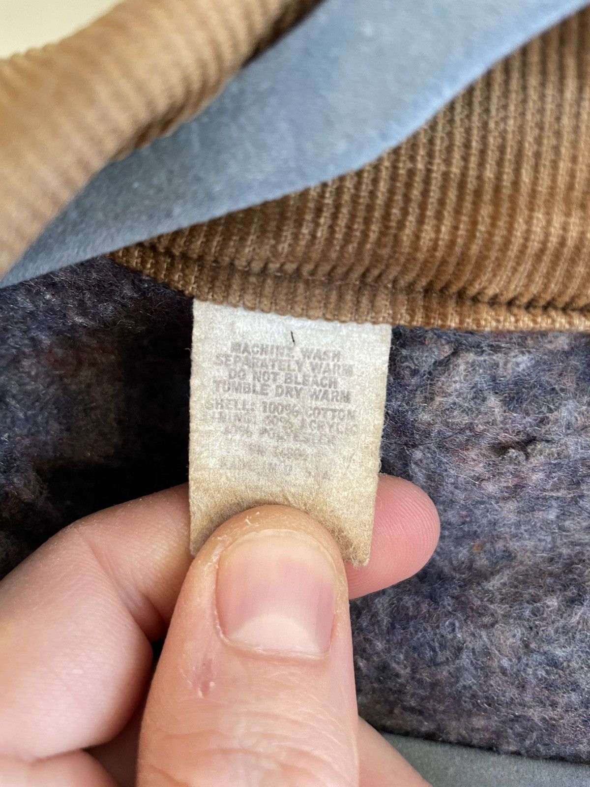 Carhartt Vintage Carhartt Blanket lined chore coat (1980s?) Large Size US L / EU 52-54 / 3 - 14 Thumbnail