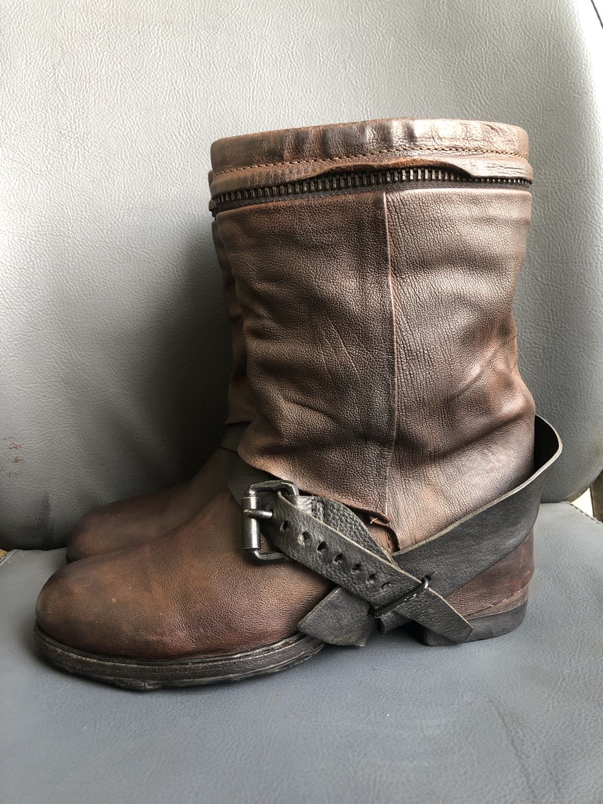 A.S.98 A.S 98 Brown Calfskin Leather Women’s Boots Size 37 Size US 7 / IT 37 - 4 Thumbnail