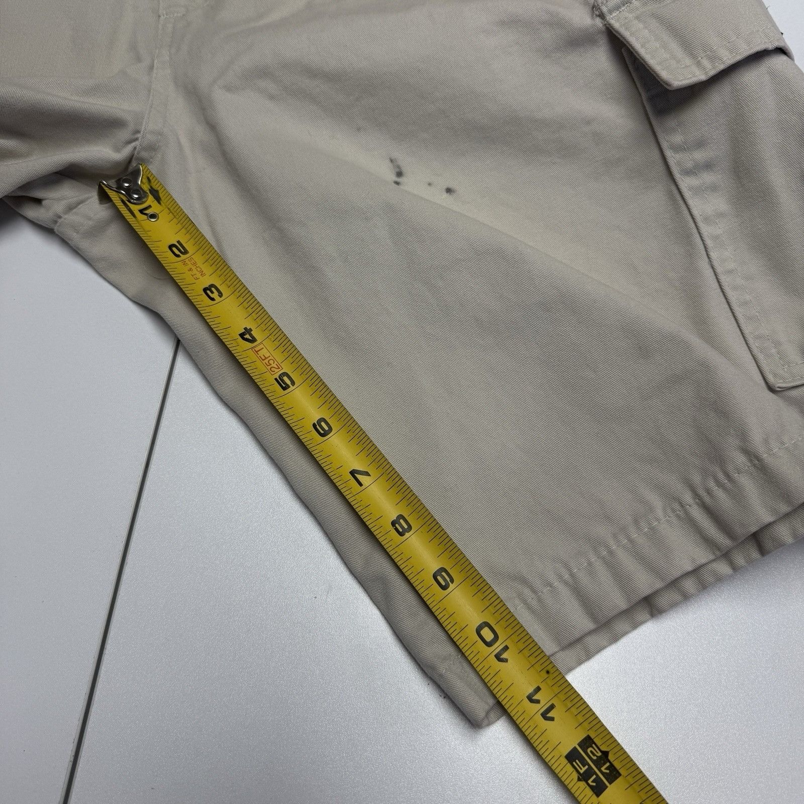 Hurley Vintage Hurley International Cargo Shorts Mens 28 Beige Size US 28 / EU 44 - 13 Thumbnail