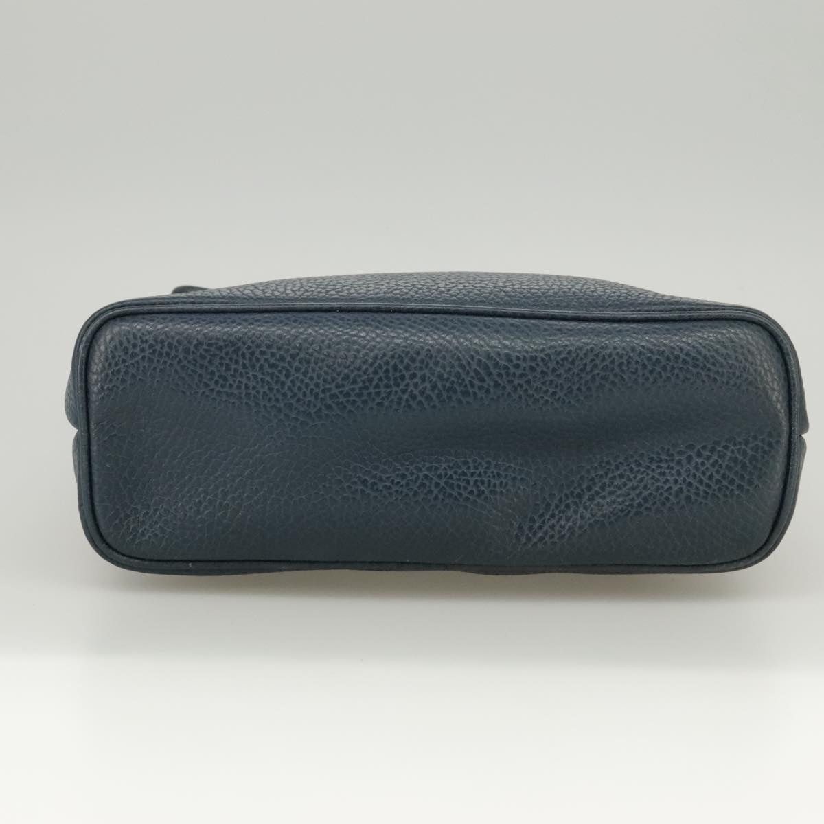 Dior DIOR Hand Bag Leather Navy Gold Size ONE SIZE - 9 Thumbnail