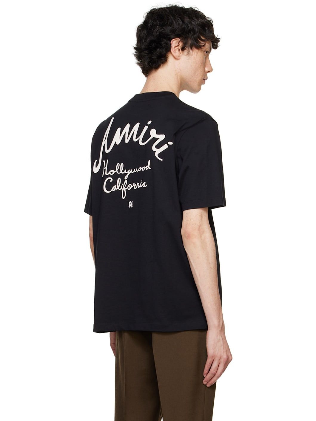 Amiri o1orln1025 Hollywood T-Shirt in Black Size US L / EU 52-54 / 3 - 3 Thumbnail