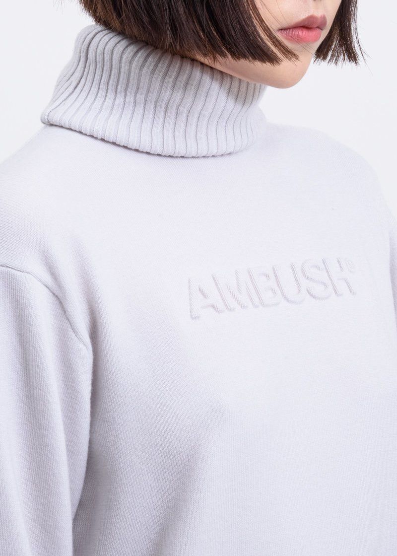 Ambush Design Ambush Embossed Logo Turtleneck Wool Sweater Size US M / EU 48-50 / 2 - 2 Thumbnail