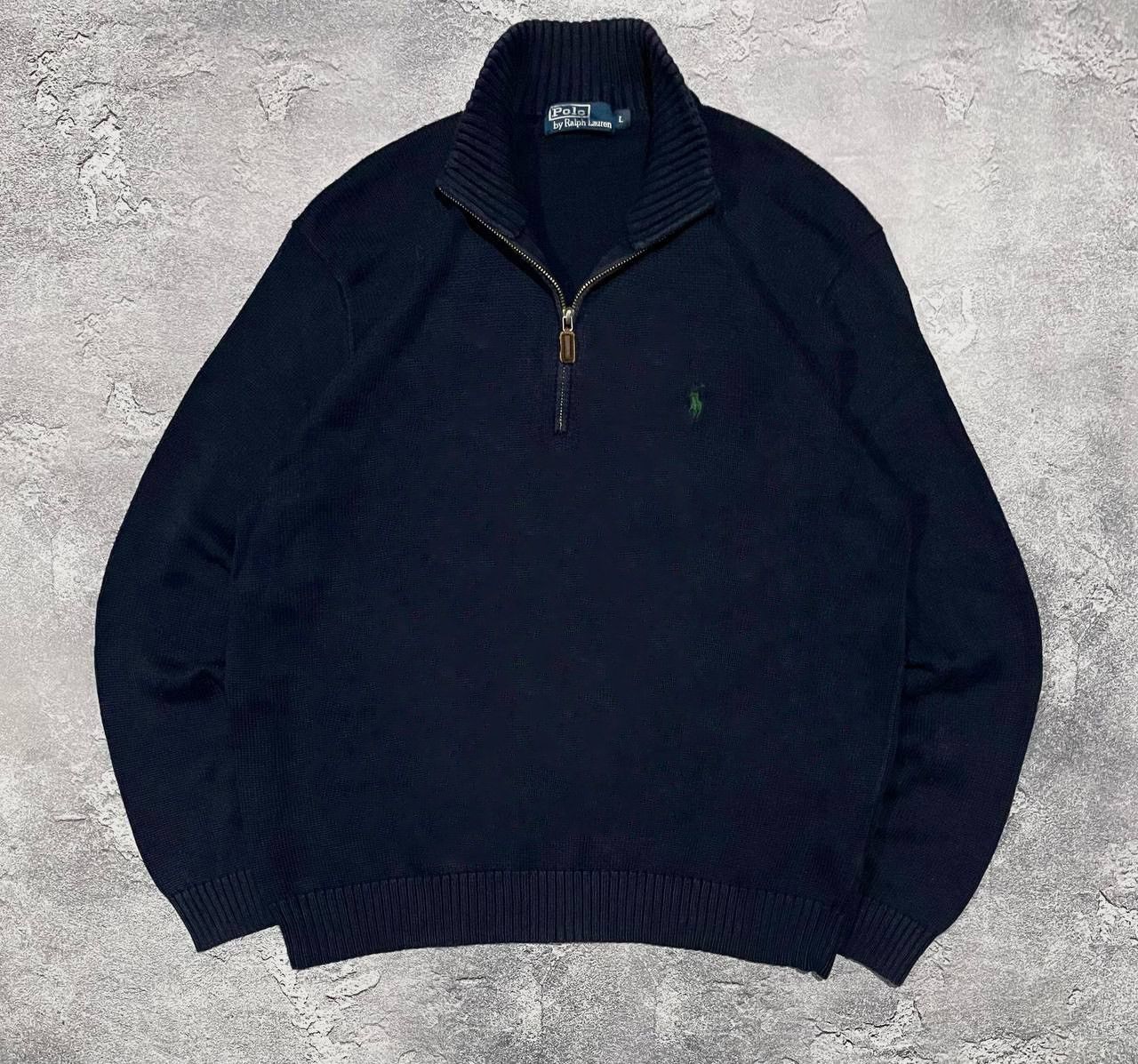 Vintage Polo Ralph Lauren 1/4 Zip Knitted Sweater
