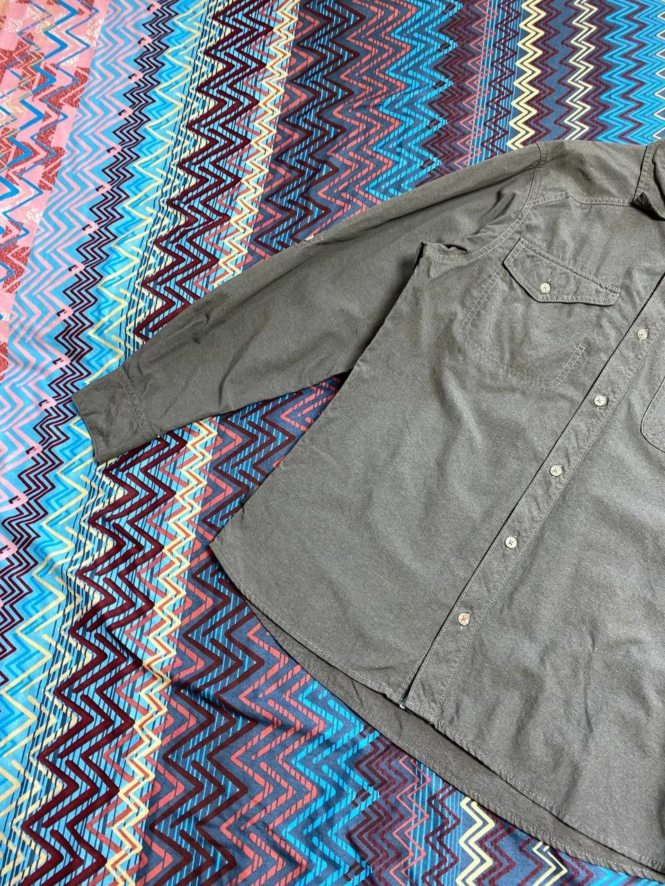 Berghaus × Vintage Berghaus Vintage Linen Shirt Short Sleeve Size US L / EU 52-54 / 3 - 15 Thumbnail