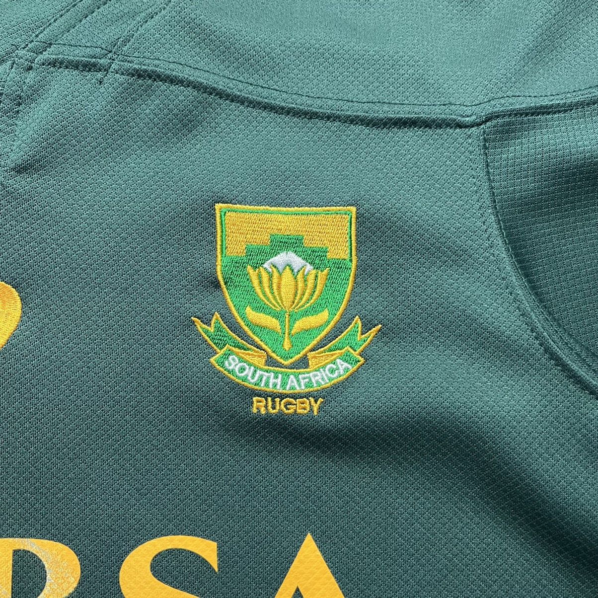 Asics Vintage Asics South Africa Springboks Home Rugby Jersey Size US XXL / EU 58 / 5 - 4 Thumbnail