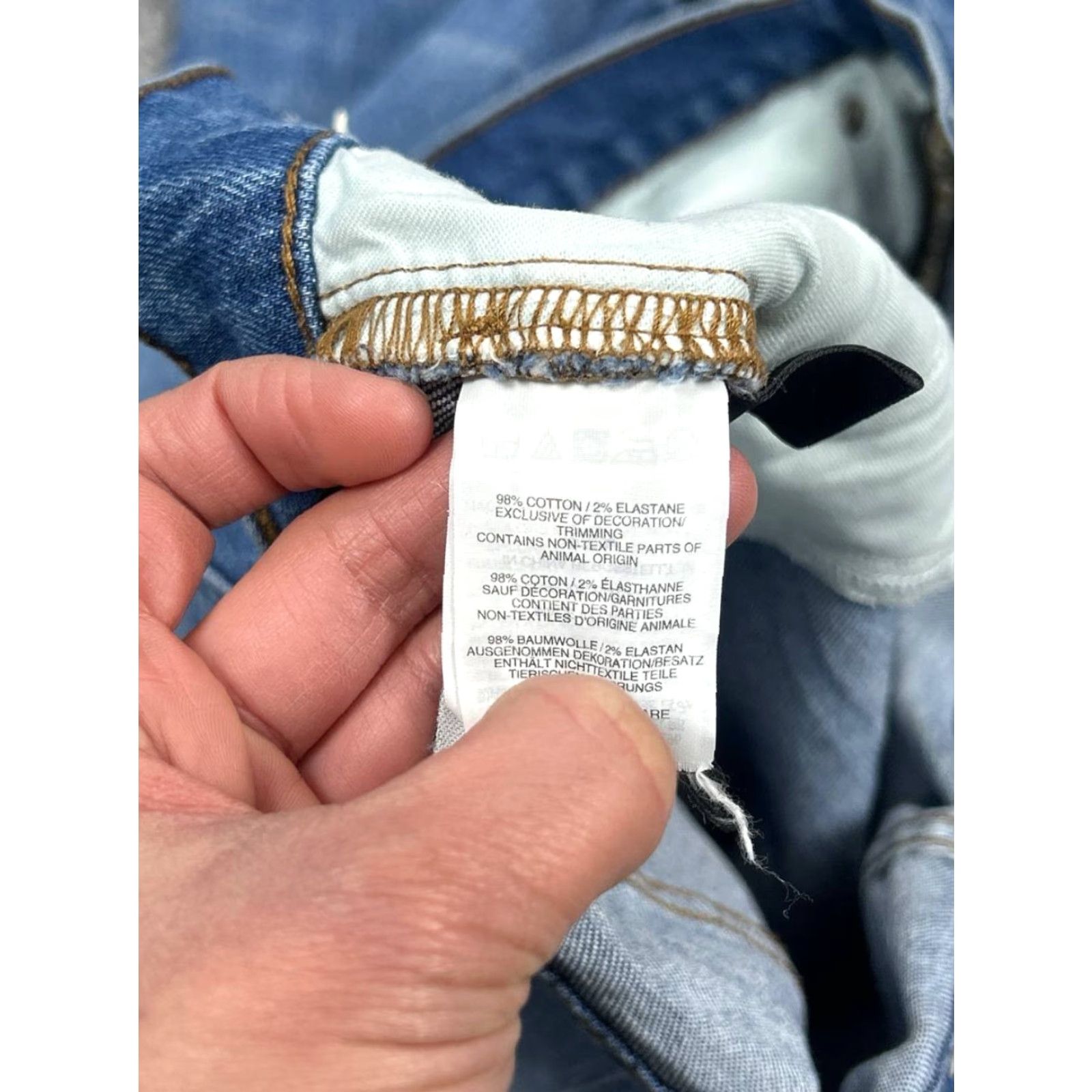 Madewell Madewell Jeans Womens 30 Blue Denim Distressed Slim High Rise Boyjean 5-Pocket City Preppy Jeans Size 30" / US 8 / IT 44 - 5 Thumbnail