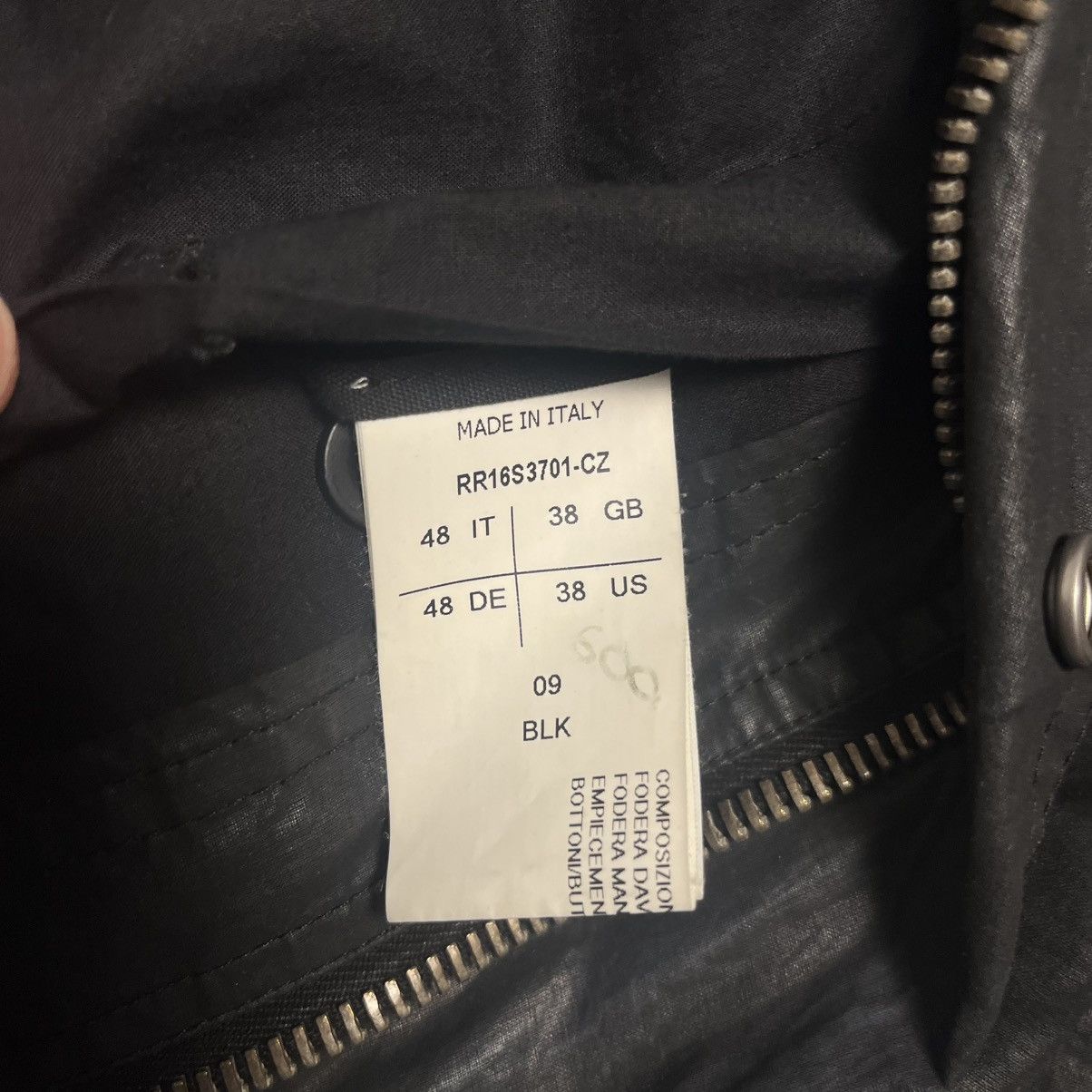 Rick Owens Rick Owens SS16 Cyclops cotton field jacket Size US M / EU 48-50 / 2 - 3 Thumbnail