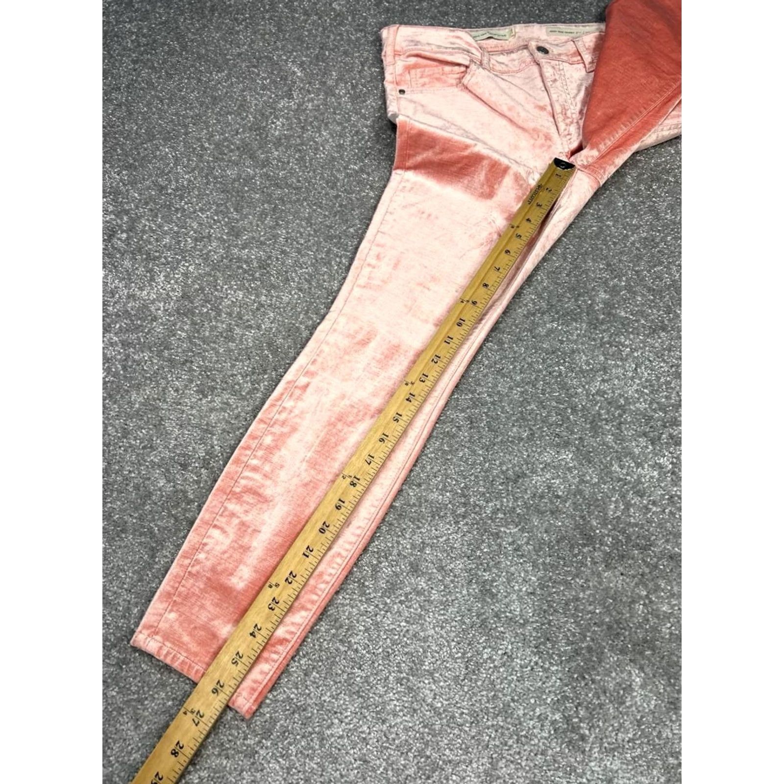 Vintage Pilcro Jeans Womens 27P Skinny City Preppy 30x26 Pink Cotton Spandex Denim 5-Pocket 27P Regular Jeans Ladies Mens? Size 30" / US 8 / IT 44 - 5 Thumbnail
