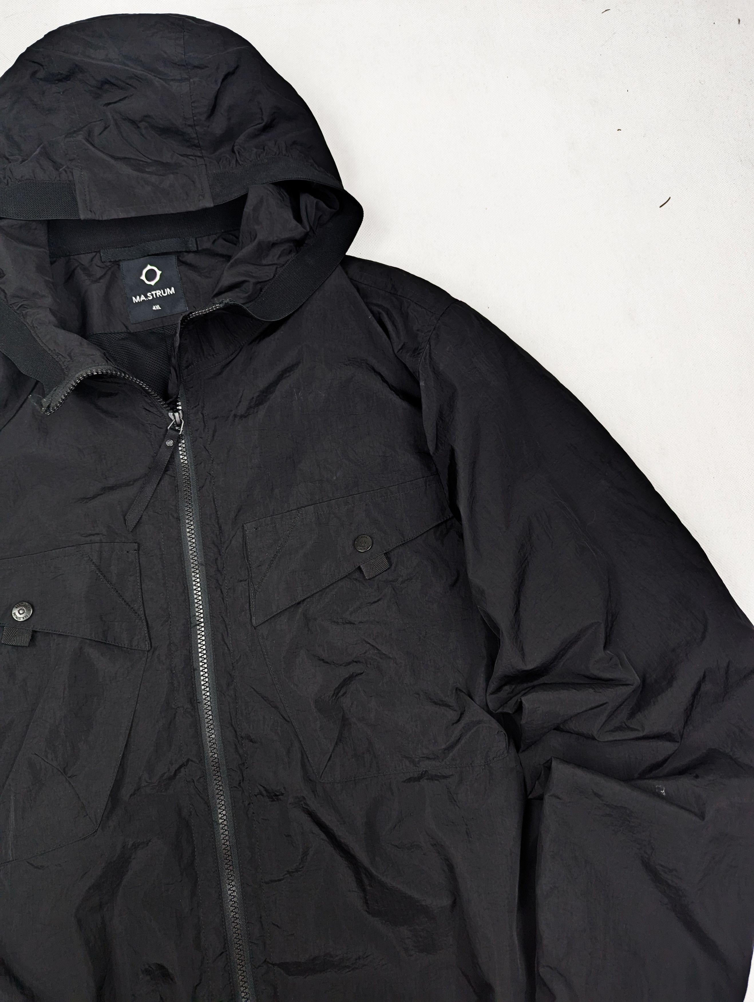 MA.STRUM Ma.strum crinkled nylon taffeta jacket 4XL Size US XXL / EU 58 / 5 - 3 Thumbnail