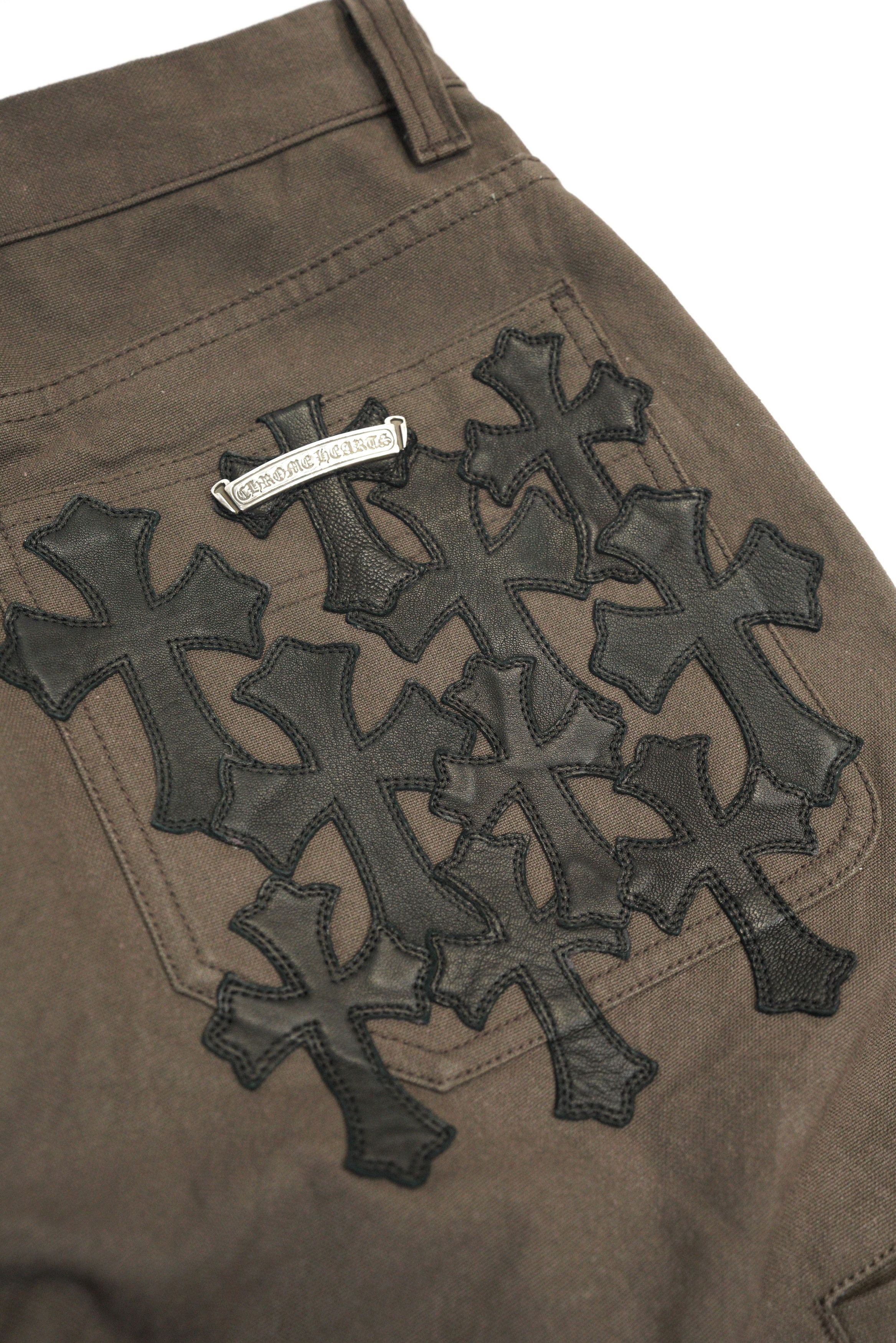 Chrome Hearts Chrome Hearts 'Brown' 13 Patch Work Pants - 38 Size US 38 / EU 54 - 17 Thumbnail