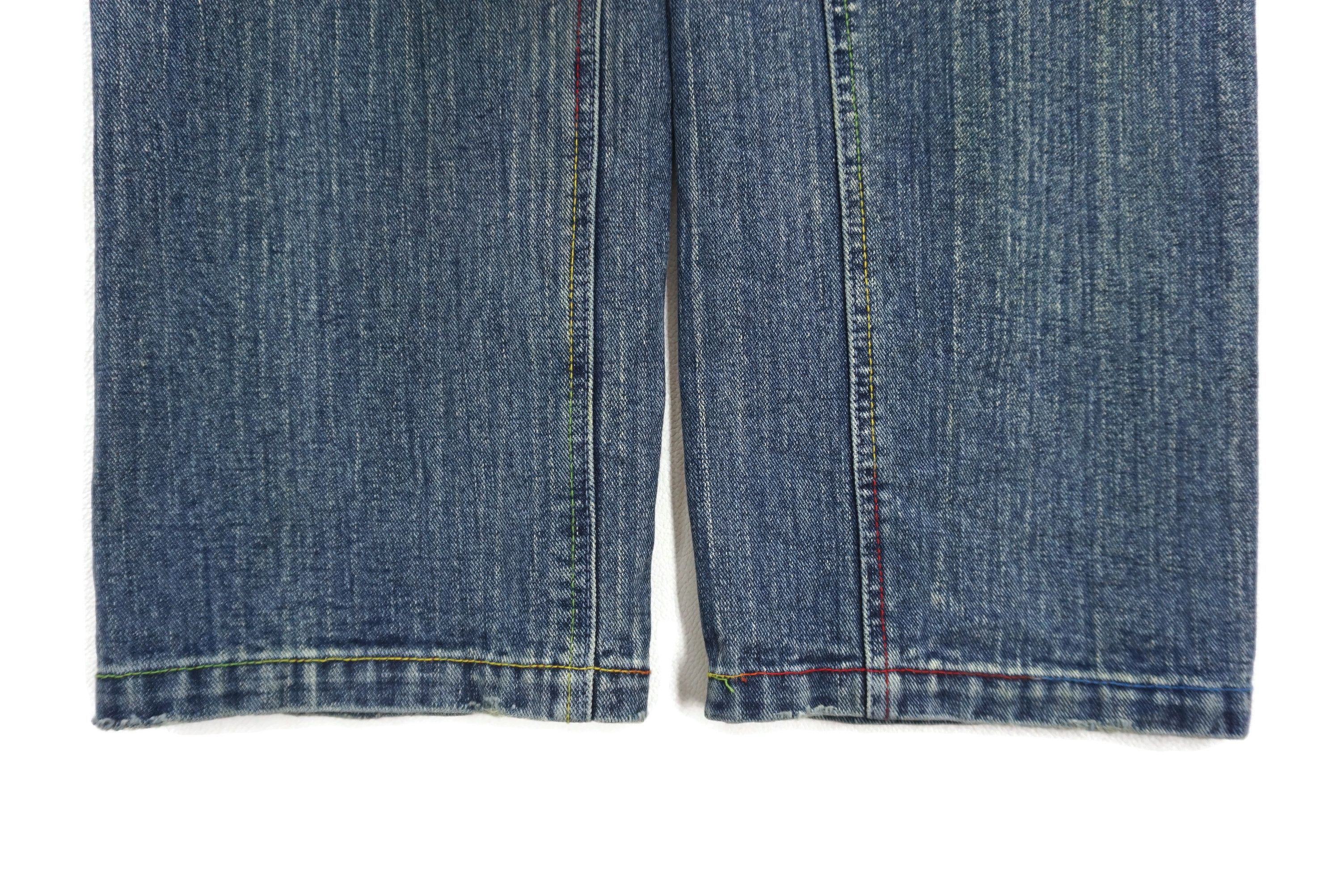 Japanese Brand Nylaus Jeans Size W30xL30.5 Low Rise Straight Leg Denim Size US 30 / EU 46 - 8 Thumbnail