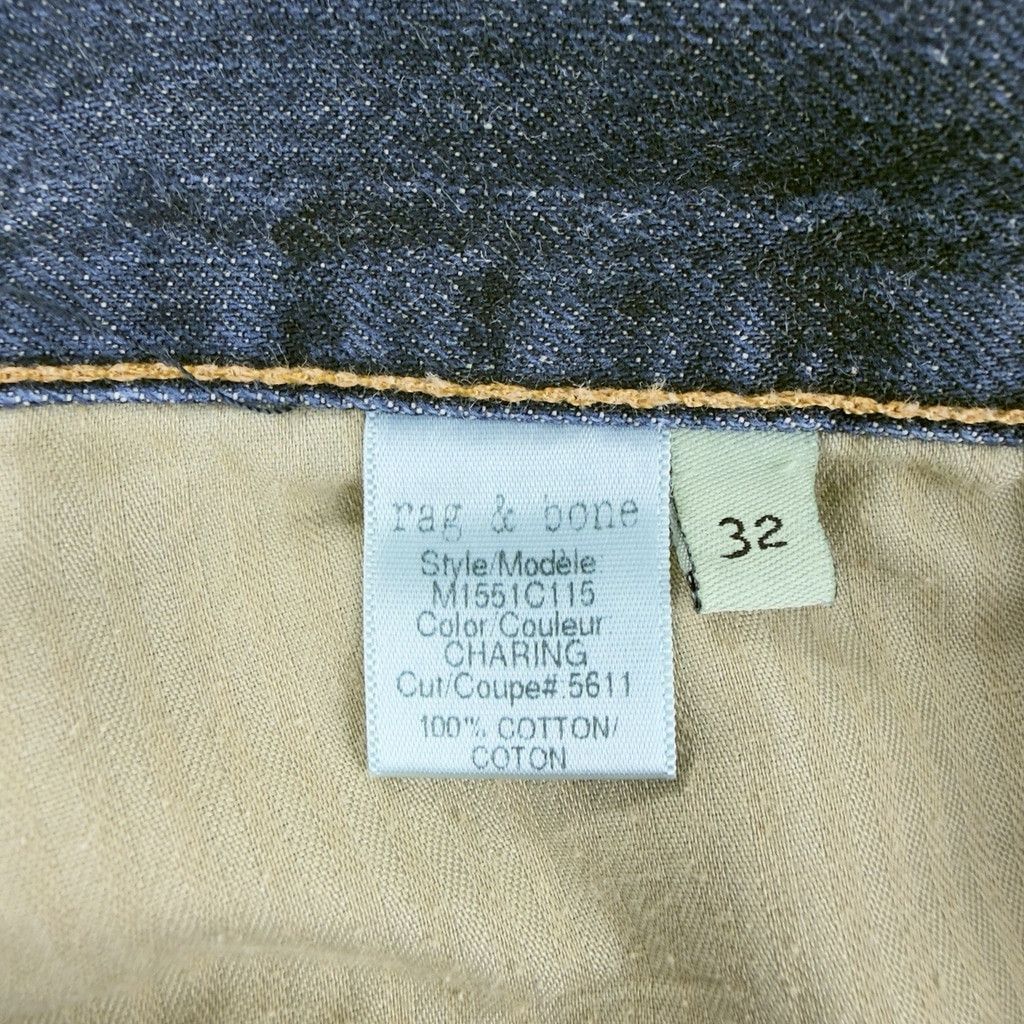 Rag & Bone Rag Bone RB15x Slim Straight Men's Sz 32 W X 26 L Zipper Fly Size US 32 / EU 48 - 7 Thumbnail