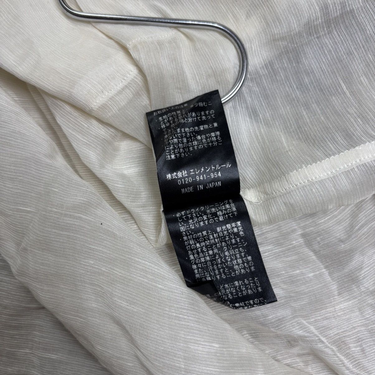 20471120 Japanese Avant Garde - Sheer Mesh Button Shirt Size US M / EU 48-50 / 2 - 8 Thumbnail