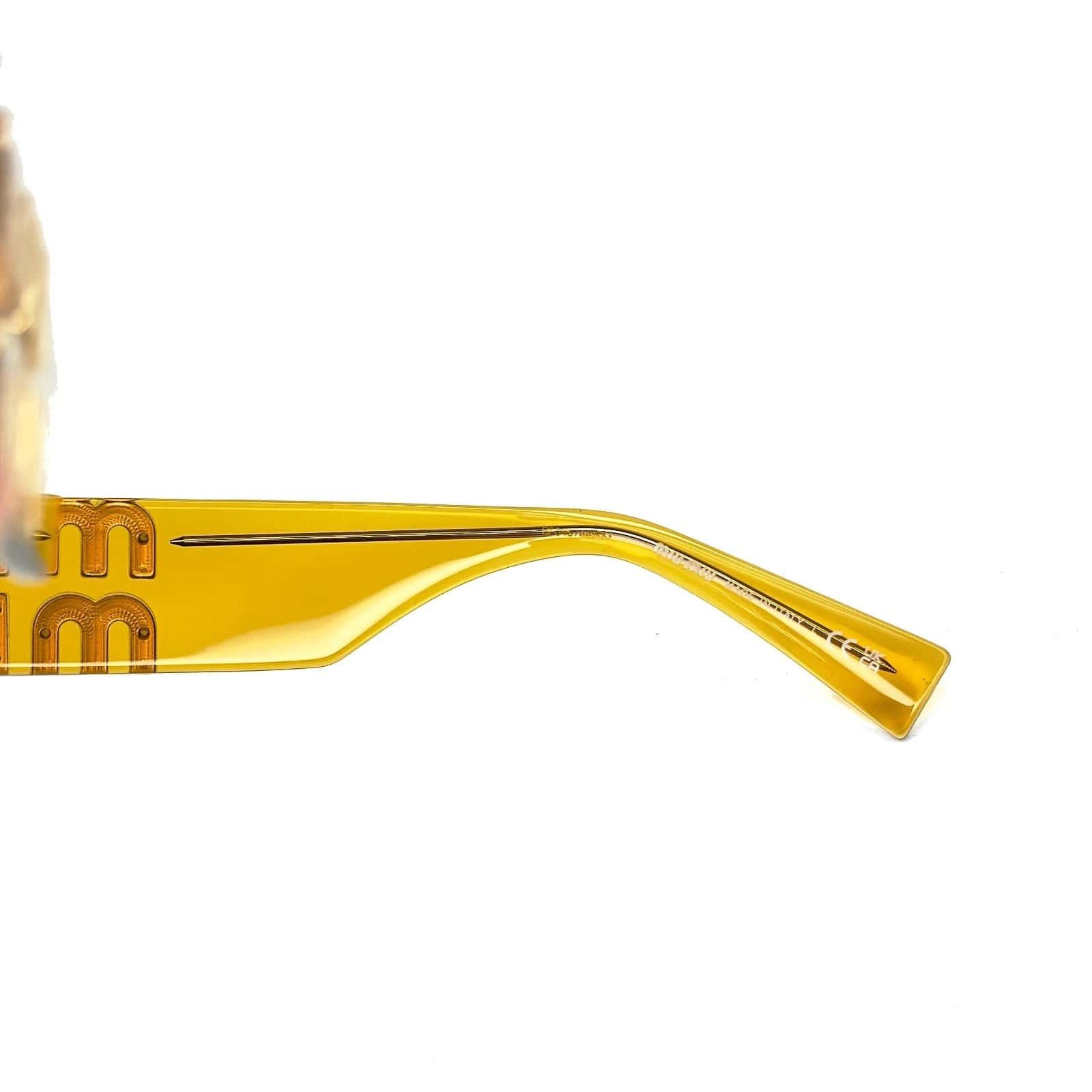 Miu Miu MIU MIU GLIMPSE LOGO MU09WS Orange Pink Logo Geometric 09W Size ONE SIZE - 6 Thumbnail