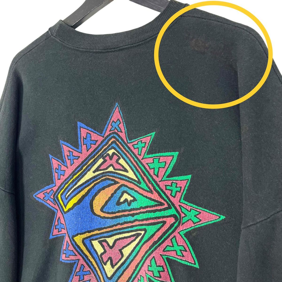 Quiksilver × Vintage Vintage 90s Quicksilver Short Sleeve Sweatshirt Size US XL / EU 56 / 4 - 9 Thumbnail