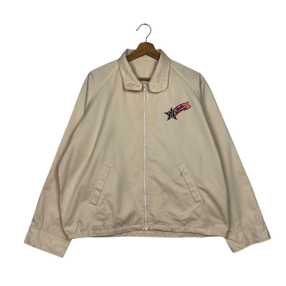 RayBan Vintage 90s 50th Anniversary RayBan Small Logo Zipper Jacket Size US M / EU 48-50 / 2 - 1 Thumbnail