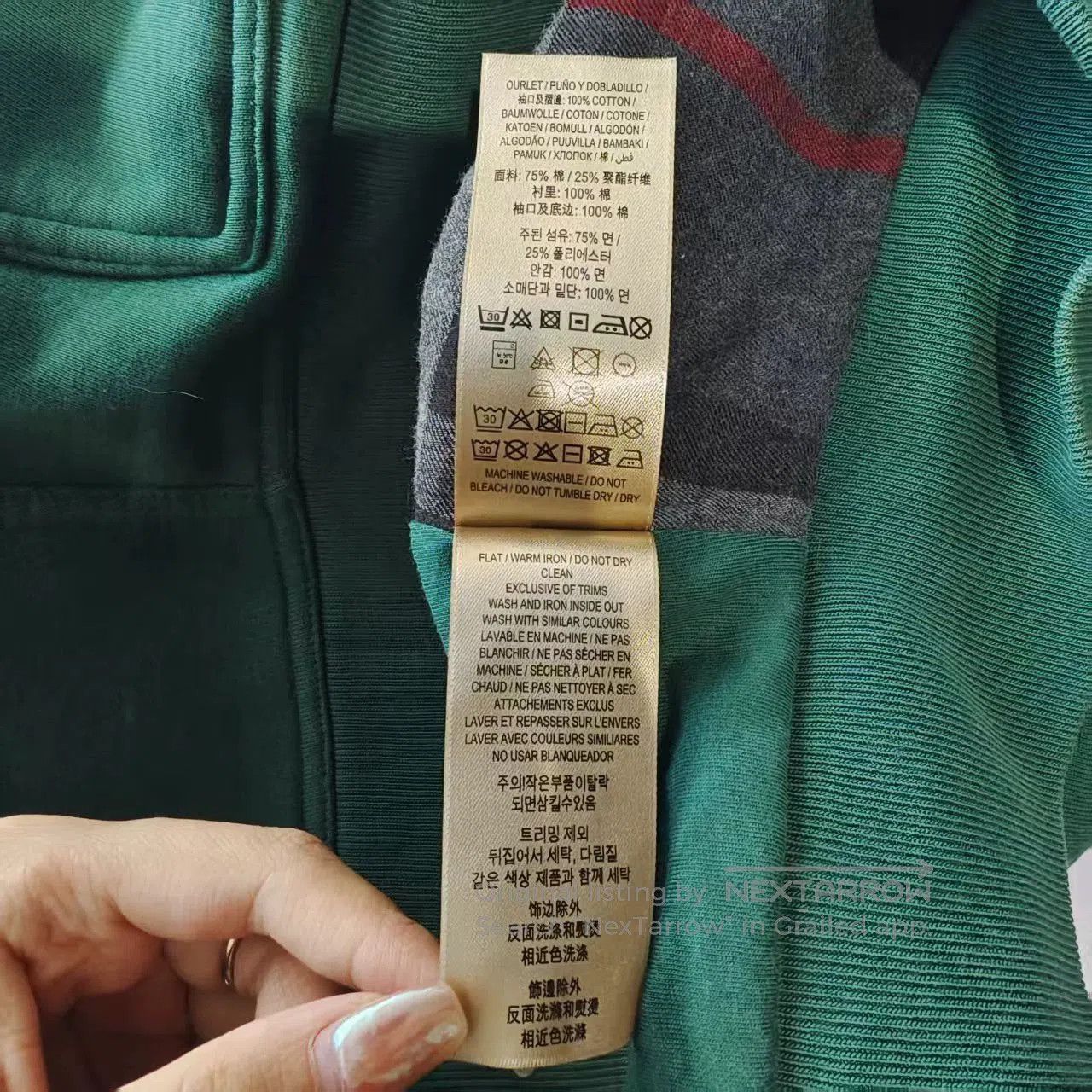 Burberry burberry men's hooded zip-up sweatshirt. Size US L / EU 52-54 / 3 - 6 Thumbnail