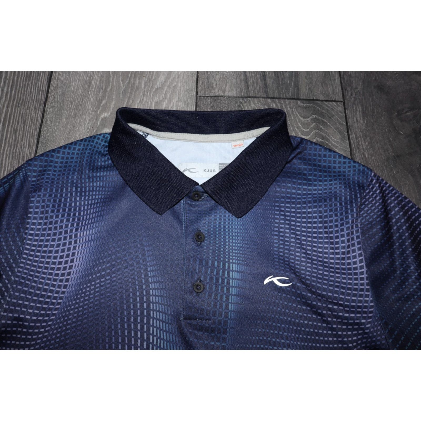 KJUS KJUS SPOT PRINTED SHORT SLEEVE POLO SHIRT GOLF JERSEY ORIGINAL SIZE MENS LARGE Size US L / EU 52-54 / 3 - 2 Thumbnail