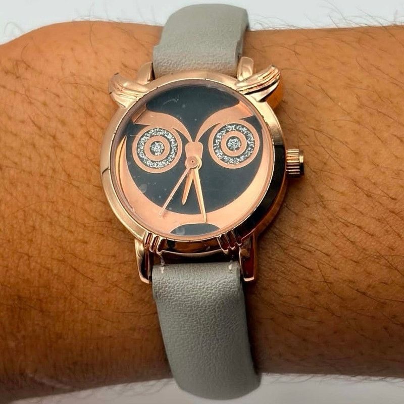 Other Rose Gold & Gray Owl Watch Size ONE SIZE - 1 Thumbnail