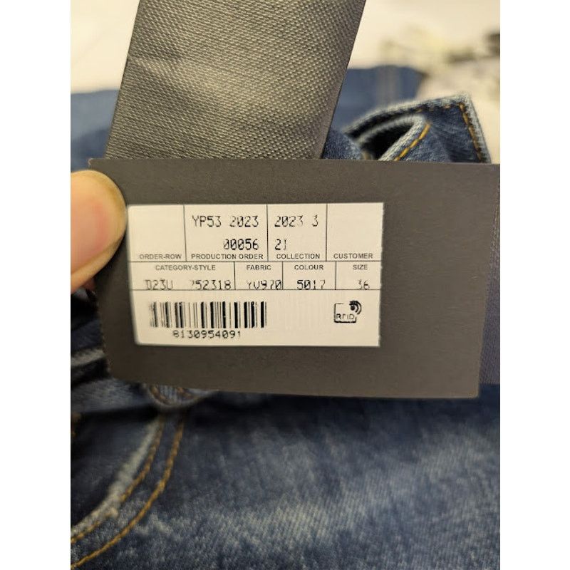 Saint Laurent Paris o1rshd1 Relaxed Straight Denim Jeans in Deauville Beach Blue Size US 36 / EU 52 - 22 Thumbnail
