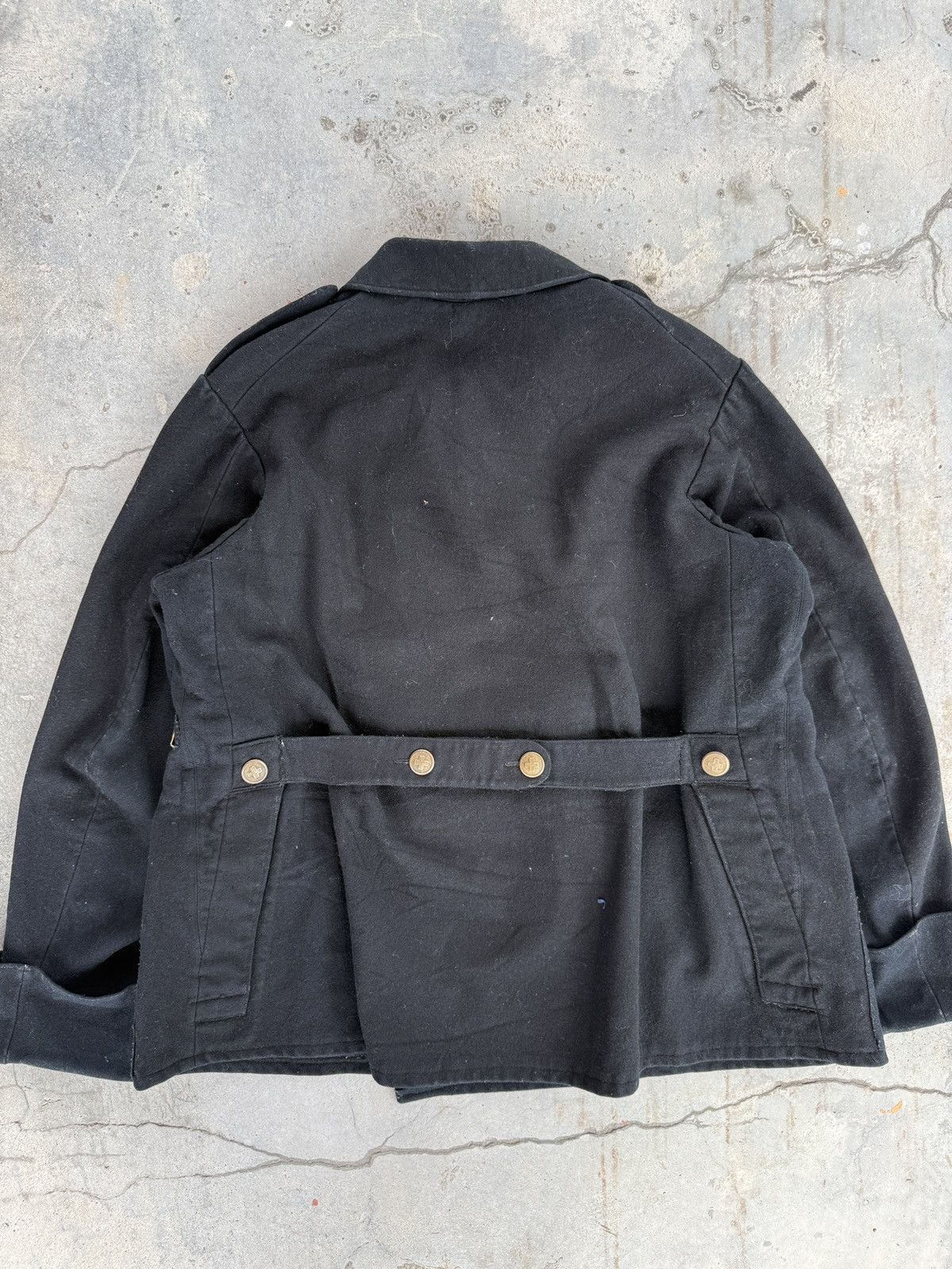 Vintage Vintage 1930s Swiss Army Peacoat Size US XL / EU 56 / 4 - 2 Thumbnail