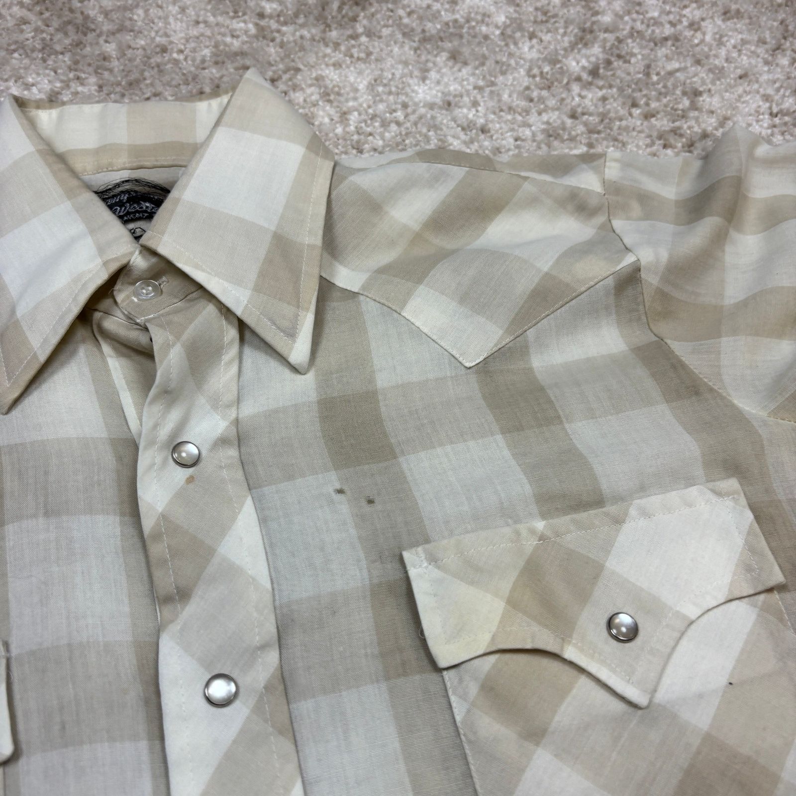 Cowboy Equipment × Vintage Vintage 70s Champion Westerns Pearl Snap Button Up Men's M Size US M / EU 48-50 / 2 - 8 Thumbnail