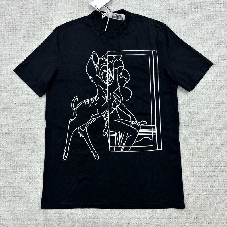 Givenchy Givenchy Sketch Deer Printed Crewneck Short-sleeve 2506-Nex Size US XS / EU 42 / 0 - 1 Thumbnail