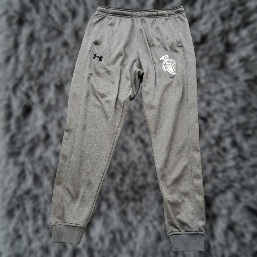 Under Armour Under Armour Sweatpants Mens Large Gray Athletic Joggers 1847 Knight Logo Drawstring Pants Regular XS? Size US 33 - 1 Thumbnail