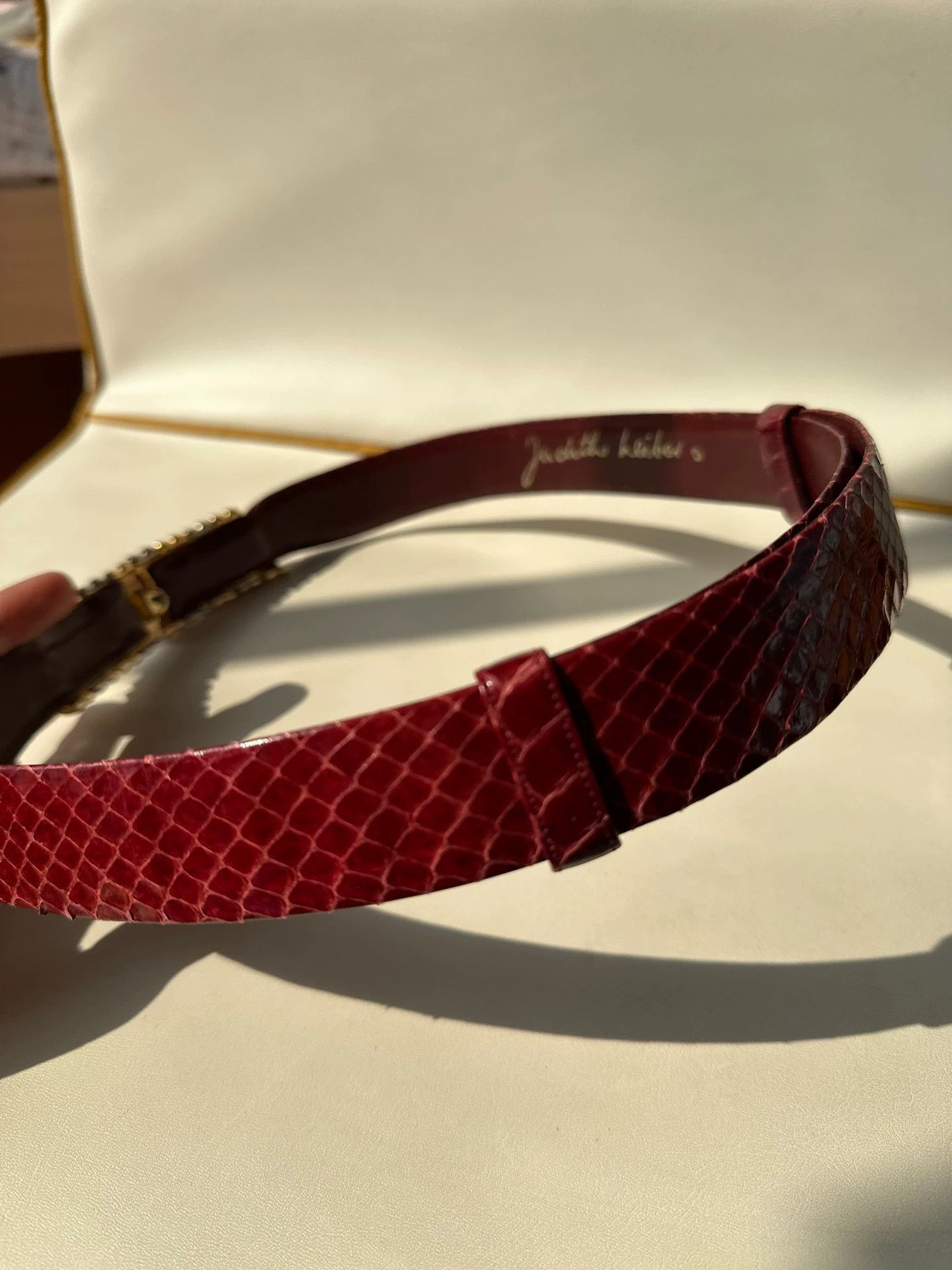 Judith Leiber Judith Leiber Rare Leather Waist Belt Vibrant OS Size ONE SIZE - 7 Thumbnail