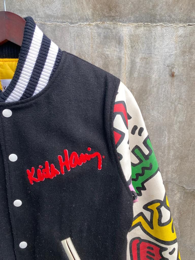 Joyrich Keith Haring Graffiti Letterman Jacket Size US XS / EU 42 / 0 - 5 Thumbnail